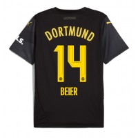 Borussia Dortmund Maximilian Beier #14 Bortatröja 2024-25 Korta ärmar